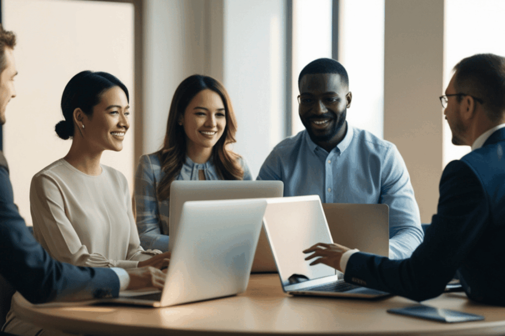 business leaders creating an IT strategy plan